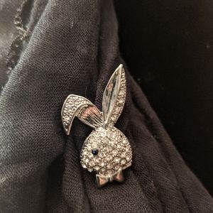 Vintage Playboy Bunny brooch circa 1960
